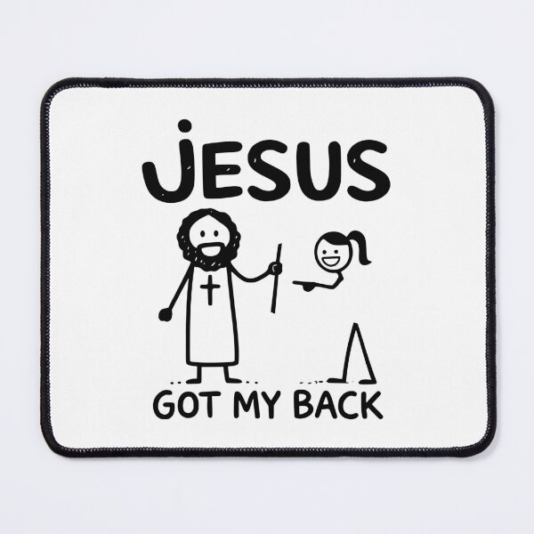 Item preview, Jesus Got My Back Funny Faith GIRL Design designed and sold by EthosWear.