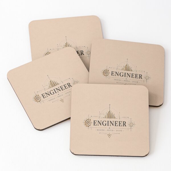 Item preview, Engineer– Nude Gold Engineering Design designed and sold by HO•Designs.