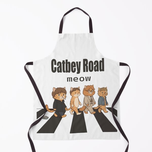 Item preview, Catbey Road Meow Funny Cat Beatles Parody  designed and sold by Brexmore3.