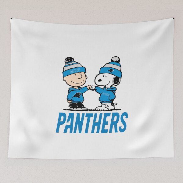 Item preview, Carolina Panthers Charlie Brown Snoopy designed and sold by StreetRevix.