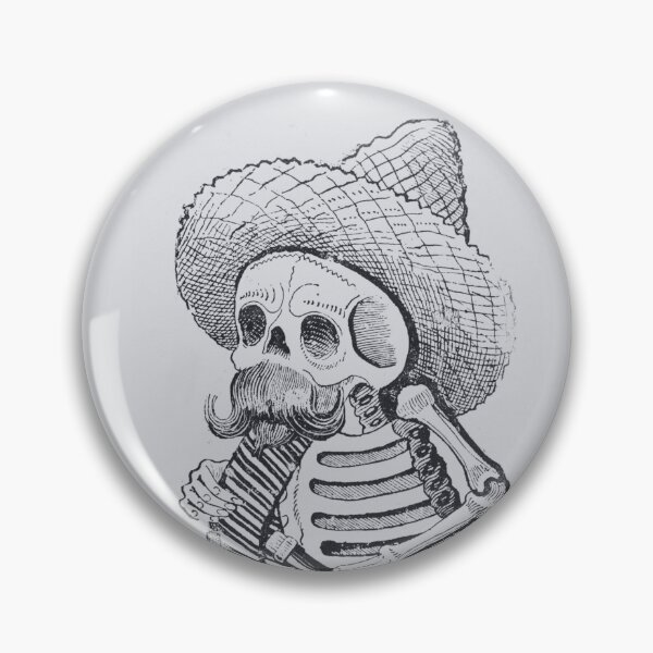 Item preview, Calavera Maderista Vintage Mexican Print designed and sold by dotingkettle.