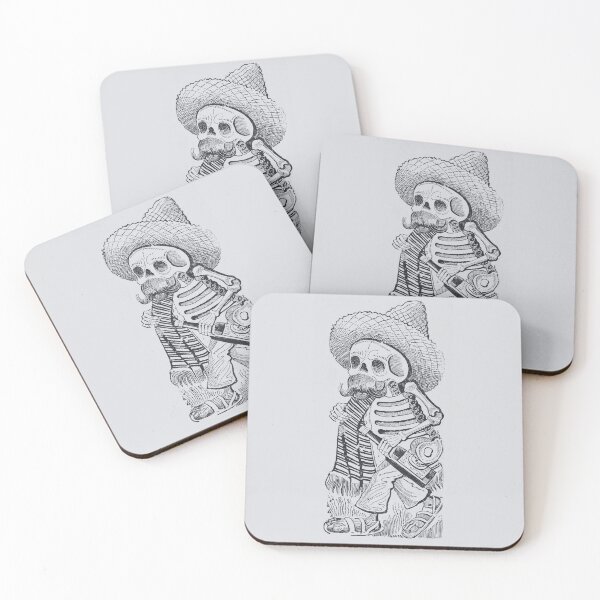 Item preview, Calavera Maderista Vintage Mexican Print designed and sold by dotingkettle.