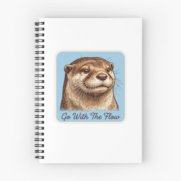 Item preview, Go With Flow Otter designed and sold by Tiffany Roy.