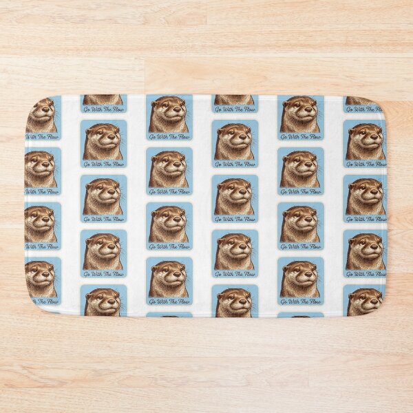 Item preview, Go With Flow Otter designed and sold by Tiffany Roy.