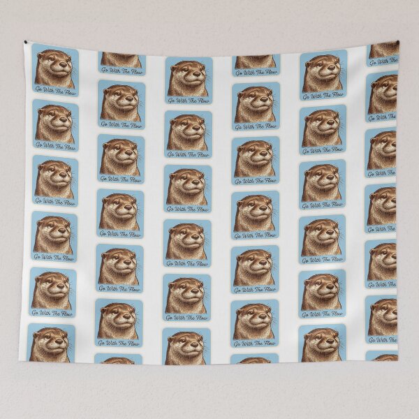 Item preview, Go With Flow Otter designed and sold by Roy & Tiffany.