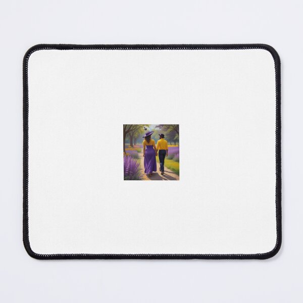 Item preview, Couple Walking in Lavender designed and sold by TheModernMuslimchibi&more .