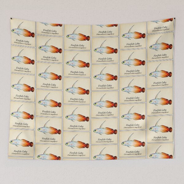 Item preview, Firefish Goby Watercolor Saltwater Aquarium Illustration designed and sold by KenworksDigital.