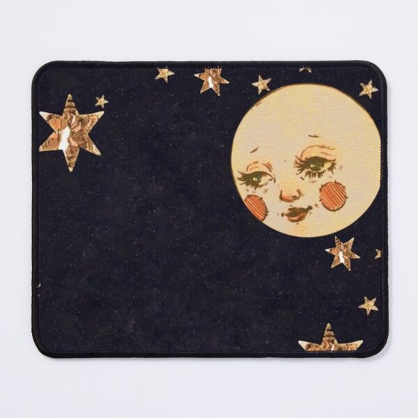 Item preview, Vintage Luna Moth & Celestial Moon - Whimsigoth Fairycore Print designed and sold by BrontesWhimsyStore.