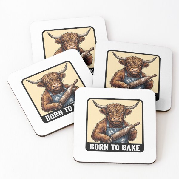 Item preview, Born To Bake Cow designed and sold by Roy & Tiffany.