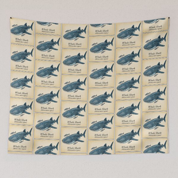 Item preview, Whale Shark Vintage Watercolor Marine Life Illustration designed and sold by KenworksDigital.