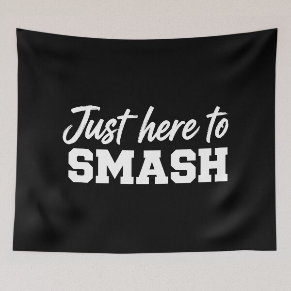Item preview, Just Here To Smash Pickleball Funny Player Sports Graphic designed and sold by schnedsthreads.