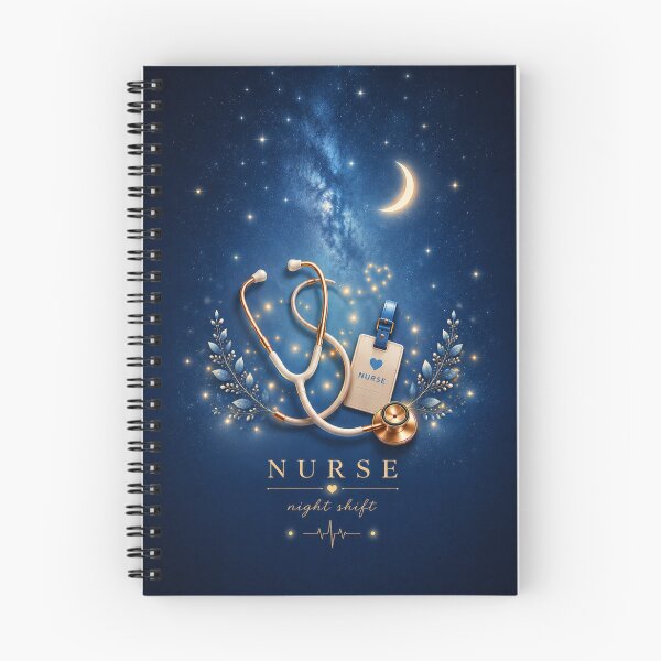 Item preview, Night Shift Nurse – Blue Moon & Stethoscope Aesthetic designed and sold by HO•Designs.
