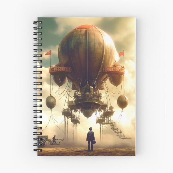 Item preview, Imaginary Fantasy Sci Fi Mysterious Hot Air Balloon designed and sold by DEC02.