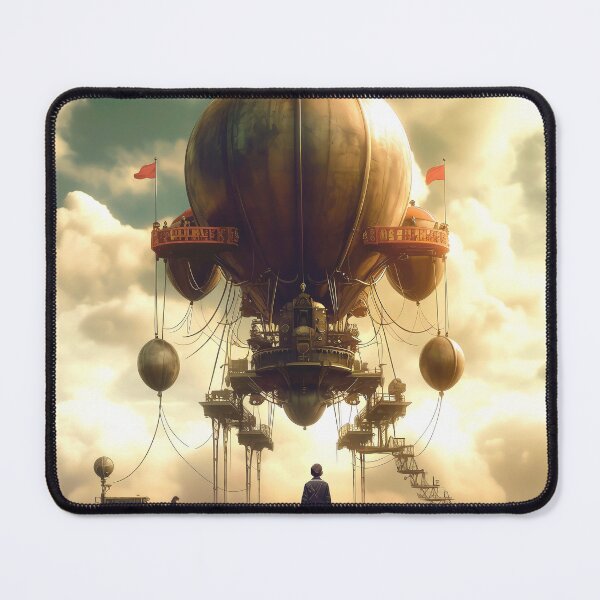 Item preview, Imaginary Fantasy Sci Fi Mysterious Hot Air Balloon designed and sold by DEC02.