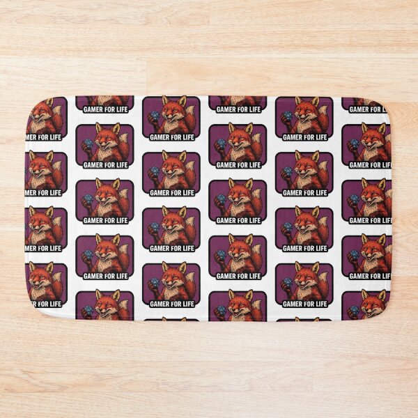 Item preview, Gamer For Life Fox designed and sold by Tiffany Roy.