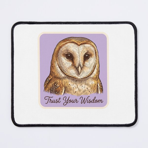 Item preview, Trust Your Wisdom Owl designed and sold by Roy & Tiffany.