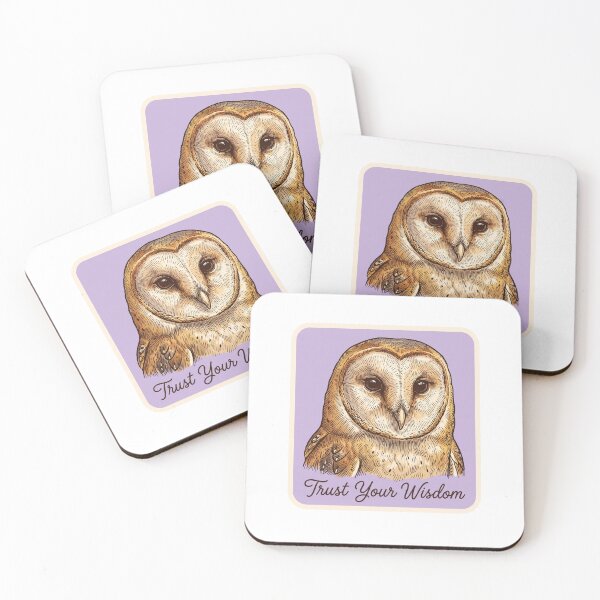 Item preview, Trust Your Wisdom Owl designed and sold by Roy & Tiffany.