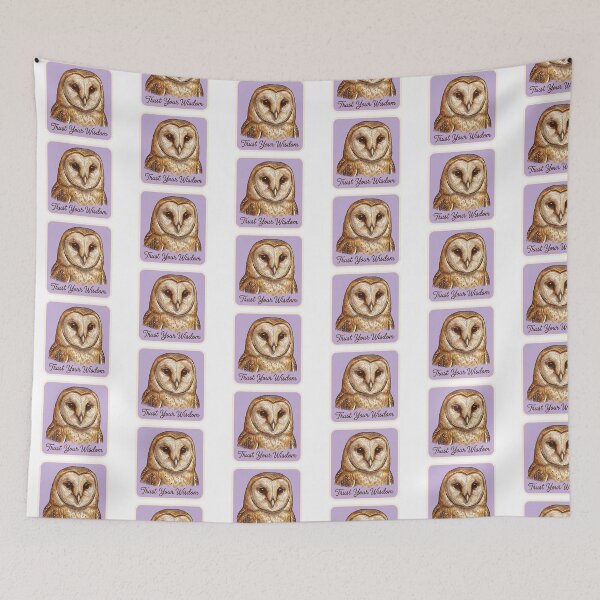 Item preview, Trust Your Wisdom Owl designed and sold by Tiffany Roy.