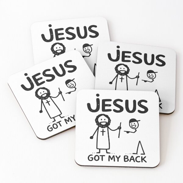 Item preview, Jesus Got My Back Funny Faith GUY Design designed and sold by EthosWear.