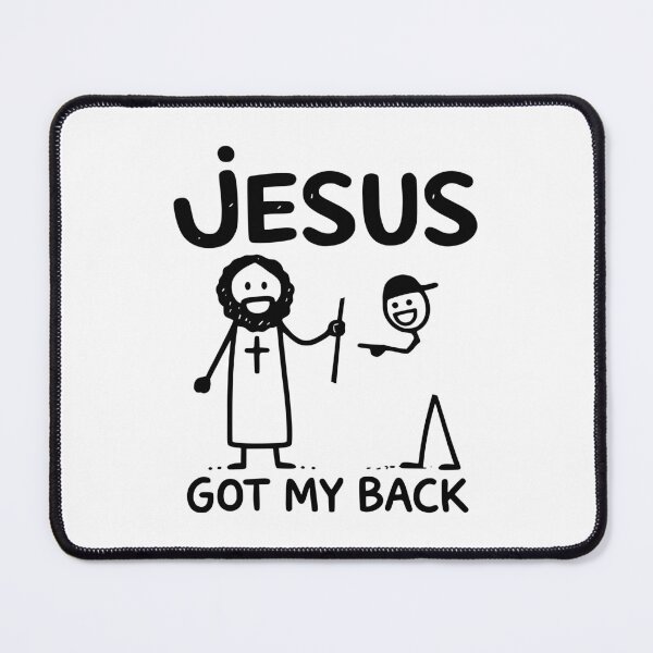 Item preview, Jesus Got My Back Funny Faith GUY Design designed and sold by EthosWear.