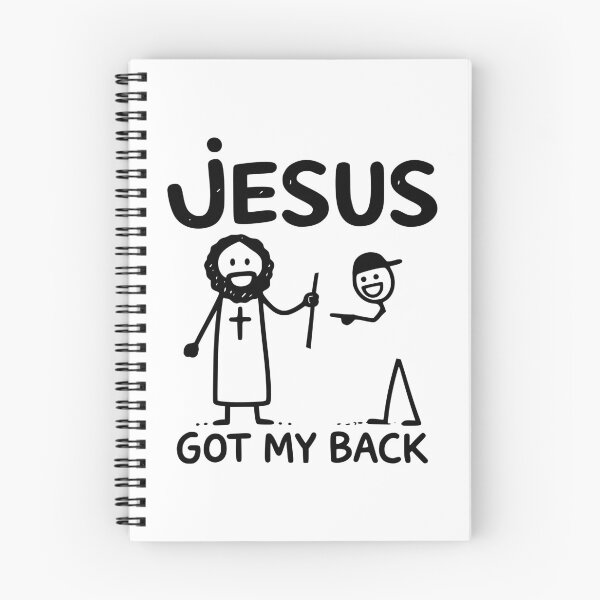 Item preview, Jesus Got My Back Funny Faith GUY Design designed and sold by EthosWear.