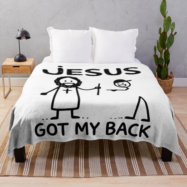 Item preview, Jesus Got My Back Funny Faith GUY Design designed and sold by EthosWear.