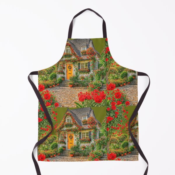 Item preview, Charming Cottage Surrounded by Roses designed and sold by The Empire Of Digital Art..