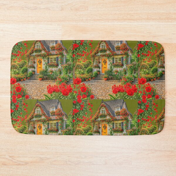 Item preview, Charming Cottage Surrounded by Roses designed and sold by The Empire Of Digital Art..