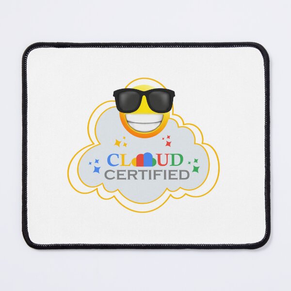 Item preview, Cloud Certified Emoji Design | Google Cloud colors | Stickers, T-Shirts, Mugs, Backpacks, Pins, Notebooks & More designed and sold by I am Certified Designs.