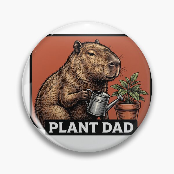 Item preview, Plant Dad Capybara Gardener designed and sold by Roy & Tiffany.