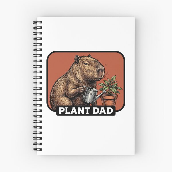 Item preview, Plant Dad Capybara Gardener designed and sold by Roy & Tiffany.