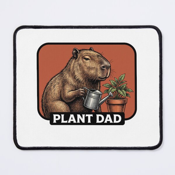 Item preview, Plant Dad Capybara Gardener designed and sold by Roy & Tiffany.