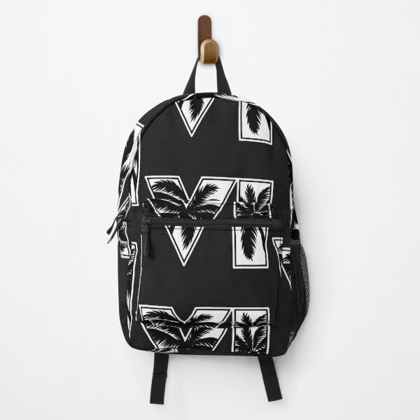 Item preview, Minimalist Palm Tree VI Logo - Black & White Tropical Monogram Art designed and sold by Billy Morfo™.