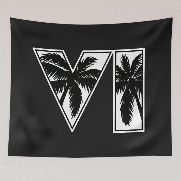 Item preview, Minimalist Palm Tree VI Logo - Black & White Tropical Monogram Art designed and sold by Billy Morfo™.