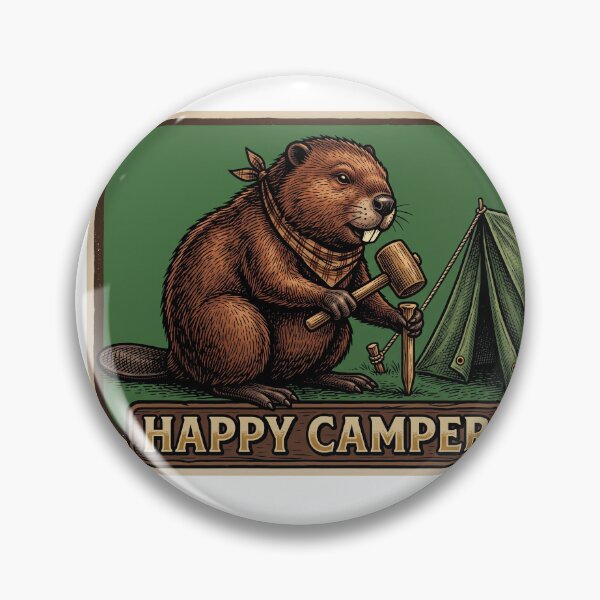Item preview, Happy Camper Beaver Tent designed and sold by Roy & Tiffany.