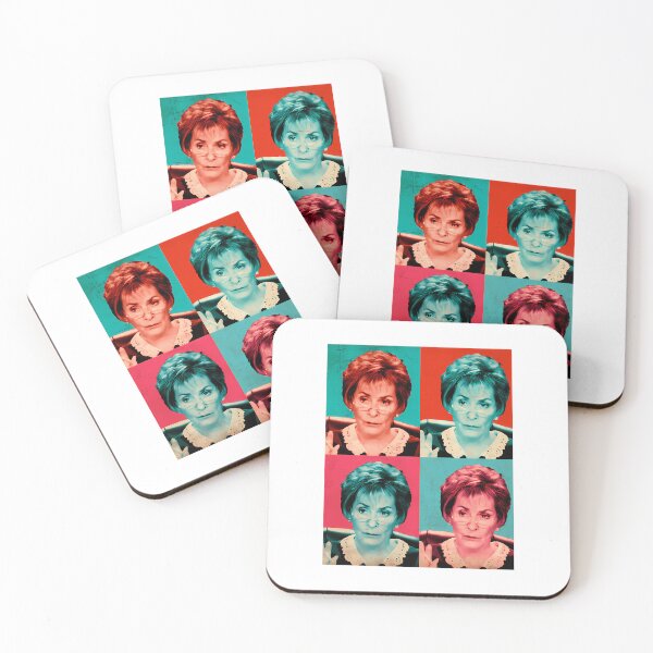 Item preview, Judge Judy Pop Art Colorful TV Courtroom Legend designed and sold by StuartMooreArt.