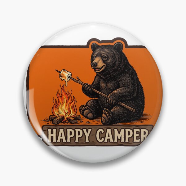 Item preview, Happy Camper Marshmallow Bear designed and sold by Tiffany Roy.