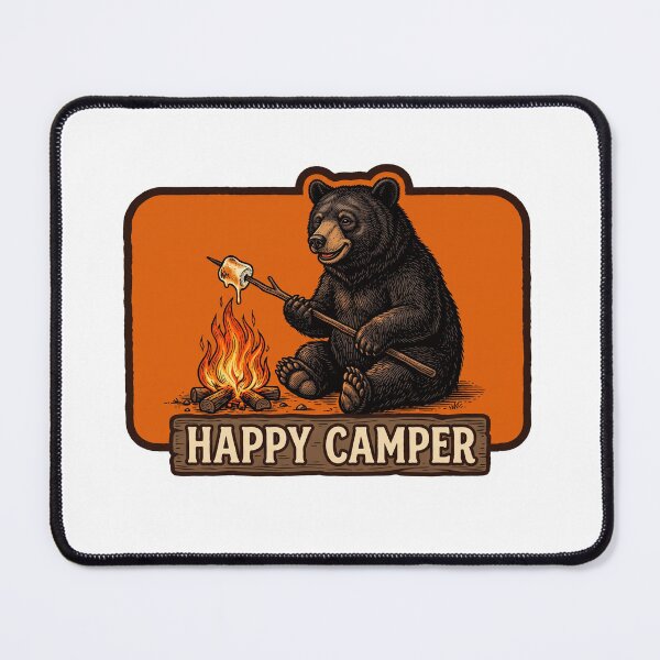 Item preview, Happy Camper Marshmallow Bear designed and sold by Roy & Tiffany.