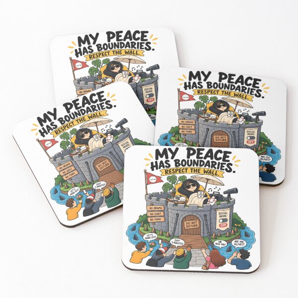 Item preview, My Peace Has Boundaries designed and sold by Social Battery Co..