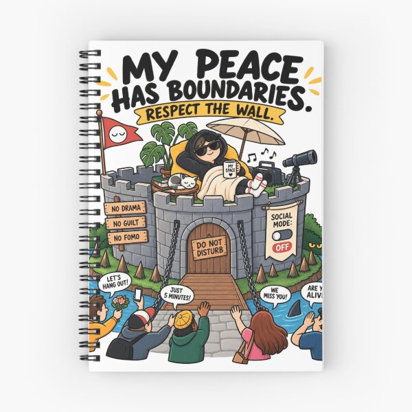 Item preview, My Peace Has Boundaries designed and sold by Social Battery Co..