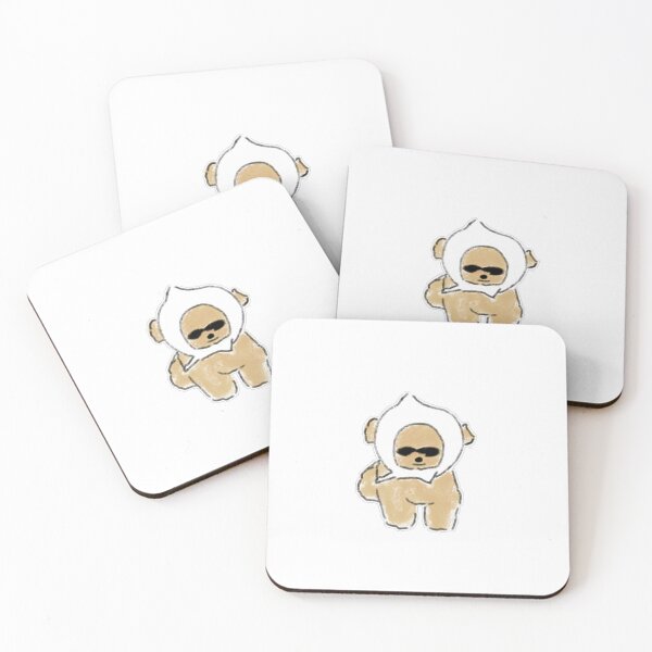 Item preview, Cool Puppy Wearing White Head Scarf designed and sold by raun.draw.