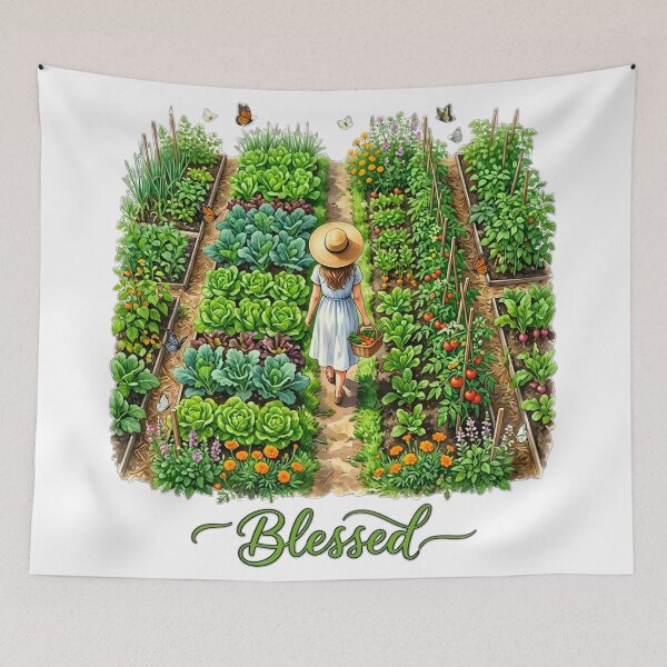Item preview, Bendecidos en el Jardín de la Abundancia designed and sold by The She Shed.