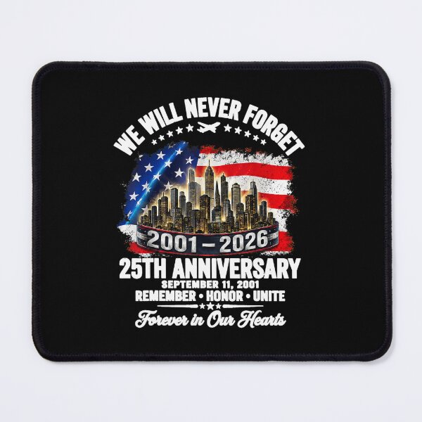 Item preview, 25th anniversary september 11 2001 memorial day usa flag designed and sold by CAnastazyshop.
