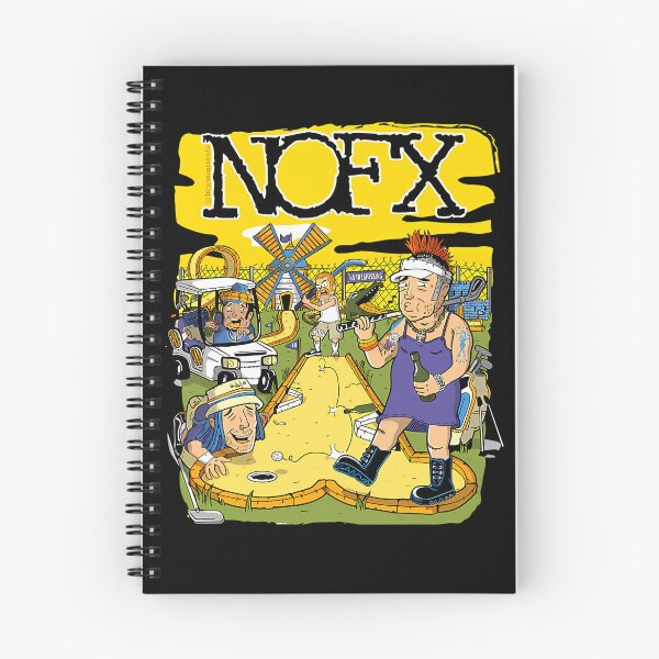 Item preview, NOFX Comic Punk Mini Golf Chaos Cartoon Art designed and sold by StuartMooreArt.