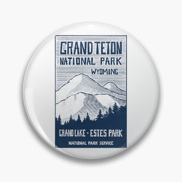 Item preview, Vintage Grand Teton National Park design designed and sold by John Morris Illustration.