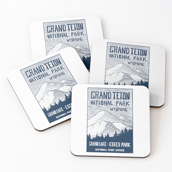 Item preview, Vintage Grand Teton National Park design designed and sold by John Morris Illustration.