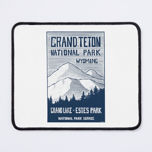 Item preview, Vintage Grand Teton National Park design designed and sold by John Morris Illustration.
