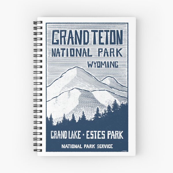 Item preview, Vintage Grand Teton National Park design designed and sold by John Morris Illustration.