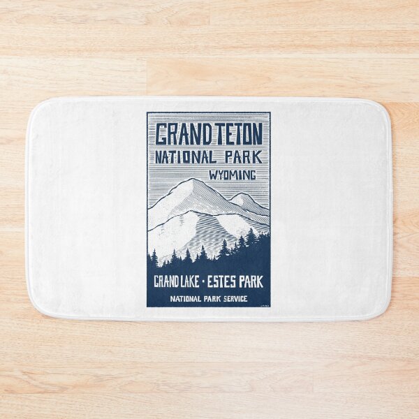 Item preview, Vintage Grand Teton National Park design designed and sold by John Morris Illustration.