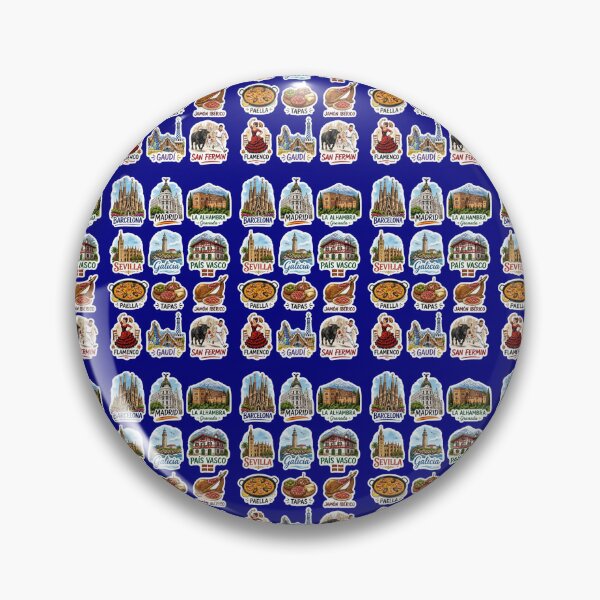 Item preview, Spain Travel & Culture Sticker Pack - Landmarks, Food, and Flamenco designed and sold by Yasmine Mohammed.